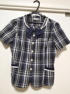 【バニラ様専用】事務服半袖ブラウス９号　美品のサムネイル