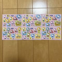 ハローキティ 明治 シール 3枚セットのサムネイル