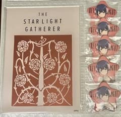 箔入り アクリルプレート スタァライト 原本 花柳香子 星型 缶バッジ セット 箔入り アクリルプレート スタァライト 原本 花柳香子 星型 缶バッジ