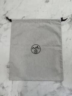 HERMES 保存袋 巾着袋 約37cm×44cm バッグ用 正規品 - メルカリ