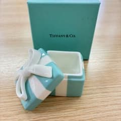 TIFFANY ティファニー　小物入れ　ミニブルーボウボックス ∞ ティファニー ミニブルーボウボックス - メルカリ