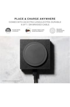 Native Union Rise マグネット式ワイヤレス充電器　ブラック