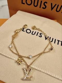 現行品Louis Vuitton ブレスレットレディLVのサムネイル