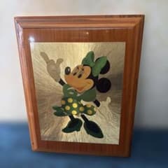 希少！！ウォルト・ディズニー・ワールド ミニーマウス木製フレーム