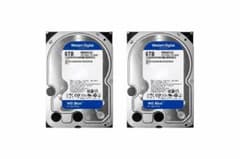 WD Blue 6TB 2個 ハードディスクドライブ動作中古品 静音 - メルカリ
