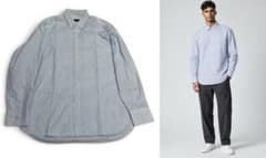 LOUIS VUITTON ルイヴィトン 美品 長袖 シャツ M ライトブルー