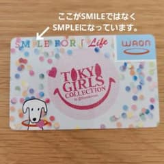 TGC 東京ガールズコレクション　2011 A/W プラチナ席　waonカード 希少レア】サンプル表記品 東京ガールズコレクション限定 WAONカード