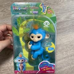 ハピネット 小っちゃな手のりモンキー ハグミン ブルーのサムネイル