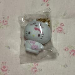 ちいかわサンリオ シークレットフロッキーマスコットチャーム キティ