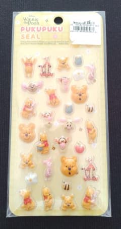 ぷくぷくシール　くまのプーさん☆のサムネイル