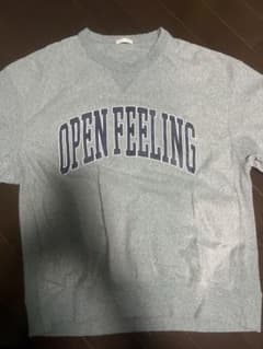 オープンフィーリング Tシャツ グレーのサムネイル