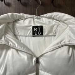 店舗残り一つ！ アダムスジャグラー RTEG ホワイト ダウンジャケット 