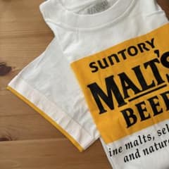 SUNTORY ビール Tシャツ サントリー モルツ リンガー 白 新品 - メルカリ