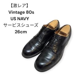 vintage 80s US NAVY サービスシューズ 26cm - メルカリ