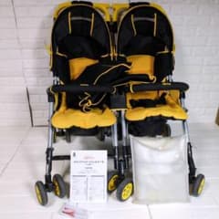 【商談中】双子用ベビーカー アップリカ ネルッコベッドツインズサーモ ネルッコベッドツインズサーモ アップリカ(Aprica) 二人乗りベビーカー