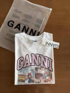 GANNI × Disney デイジーダック コラボ T シャツ 白 Sのサムネイル