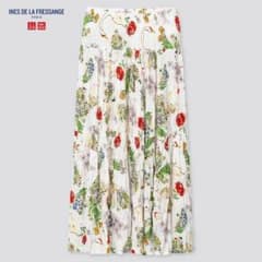 ★人気完売品！ユニクロ イネス ツイストプリーツロングスカート L★のサムネイル