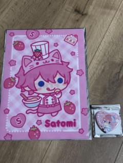 さとみ クリアファイル ハート缶バッジ セット - メルカリ