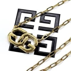 オールド GIVENCHY ネックレス Gロゴ ヴィンテージ ゴールド チェーン