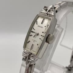 가동 SEIKO 23 돌 손 감기 시계 여성 빈티지 돌