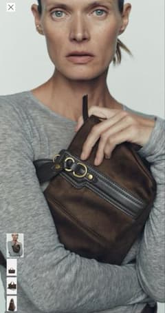 【完売商品】ZARA リング付きミニトートバッグのサムネイル