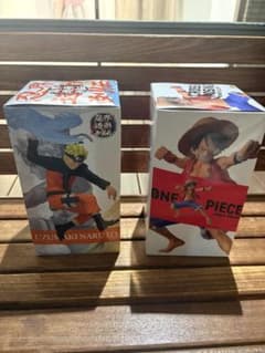 NARUTO & ONE PIECE フィギュア 2体セットのサムネイル