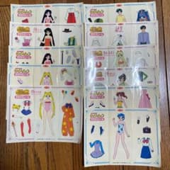 さ*ぼ様 セーラームーン きせかえシール 11枚 - メルカリ