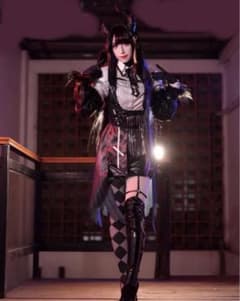 vtuberホロライブ ネリッサ・レイヴンクロフト コスプレ衣装ウィッグ靴