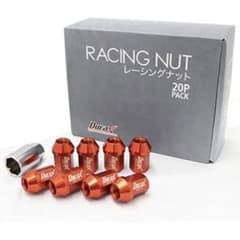 デュラックス(Durax) 軽量 アルミホイールナット20個セット [オレンジ]のサムネイル