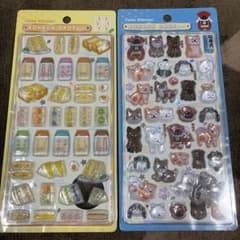 正規品 ボンボンドロップシール 和柄 和犬 たまごサンド 2枚セットのサムネイル