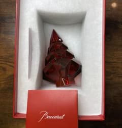 Baccarat バカラ　クリスマスツリー レッド　新品