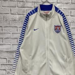 ナイキ　ジャージ　トラックジャケット　ホワイトLサイズ　ニュージーランド代表 ナイキ アメリカ代表ジャージ トラックジャケット ホワイト L ロゴ刺繍