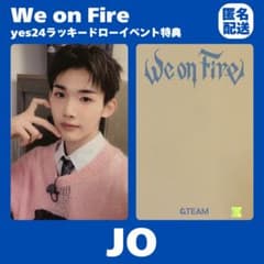 &TEAM JO We on Fire 韓国 yes24 ラキドロ 特典 トレカ - メルカリ