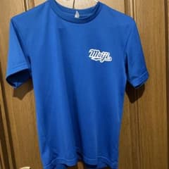 Meiji 明治 ロゴ入り 半袖 Tシャツ ブルーのサムネイル