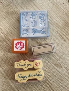 ヒトキ氷印ドウブツセットメッセージのスタンプセットのサムネイル
