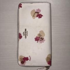 COACH 花柄 ラウンドファスナー長財布のサムネイル