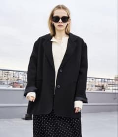 HANNE シングルブレストテーラードジャケット - メルカリ