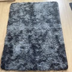 シャギーラグ グレー グラデーション 長毛 (120*160cm)のサムネイル