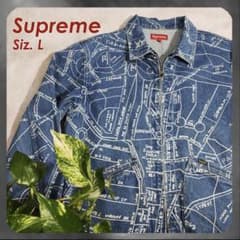 SUPREME 19SS Gonz Map Work Denim Jacket - メルカリ