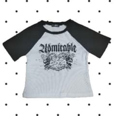 Admirable ラグラン Tシャツ ピチT グランジのサムネイル