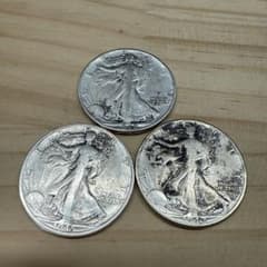 ウォーキングリバティ半ドルセット 1942年 2枚1945年1枚 ウォーキングリバティ半ドルコインセット 1942年 2枚1945年1枚 - メルカリ