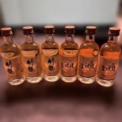 ニッカウヰスキー 竹鶴 宮城峡 ミニボトル 6本セット - メルカリ