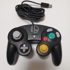 Nintendo ゲームキューブコントローラー USB スマブラブラックのサムネイル