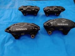 Z34 純正 曙ブレーキキャリパー&パッド 黒 4個セット Fr/Rr - メルカリ