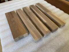ウォールナット 集成材 端材 5本セット DIY 木工 ハンドメイドのサムネイル