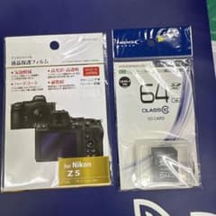Thumbnail of ★値下げ★Nikon Z5用液晶保護フィルムと64GB SDカード②点セット販売