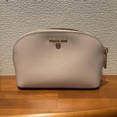 【新品未使用】MICHAEL KORSマイケルコースポーチベージュピンクのサムネイル