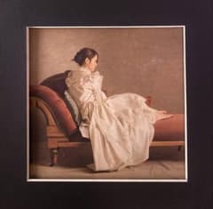 森本草介、【午後の部屋】、希少な額装用画集画、新品高級額 額装付、状態良好 m70303771714_1.jpg?1701401174