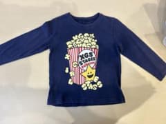 X-girl stages ポップコーン 長袖Tシャツ 100cmのサムネイル