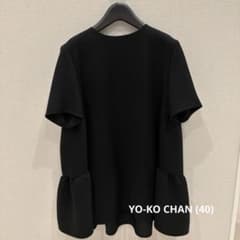 ち*ゃ様 YOKO CHAN ティアード トップス ブラック - メルカリ